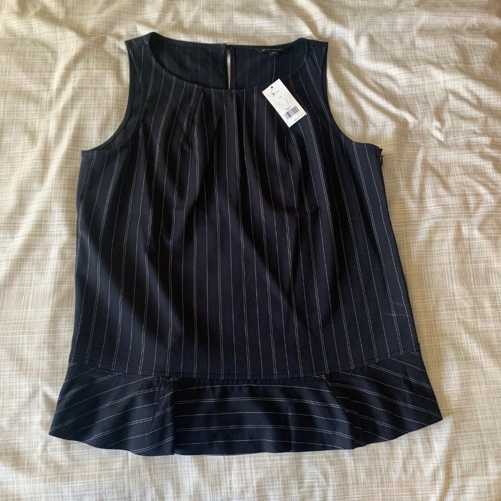 Banana Republic peplum professional tank